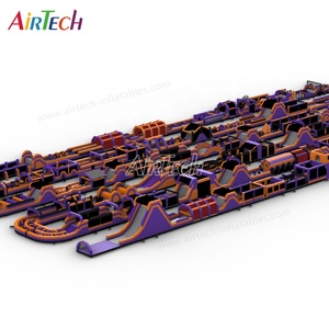 1000m mới Guinness kỷ lục trở ngại người lớn bơm hơi dài nhất thế giới thổi lên đường đua bởi nhà máy sản xuất Nhà cung cấp Trung Quốc - Product Image 4