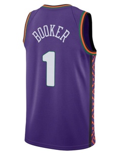 2024-25 New Phoenix Hochwertige Basketball-Trikots Genähtes Logo Gesticktes Trikot Kunden spezifische Trikots mit Logo - Product Image 2