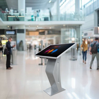 Kiosque interactif en libre-service à écran tactile capacitif 4K de 43/55/65 pouces pour centre commercial et orientation dans les ascenseurs