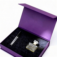 Emballages cadeaux de luxe pour petites entreprises, boîtes en carton brun, grand logo, pliables, rigides, magnétiques, mat, boîtes en papier pour parfums
