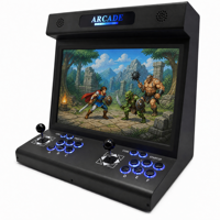 Игровой автомат для 2 игроков, мини-аркадный шкаф, ретро-консоль для домашних развлечений