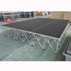 Escenario Portátil RK-Portable Stage RAK-SQ4I, Ligero, de Aluminio, para Eventos al Aire Libre, con Acabado de Alfombra, Fácil de Montar y Desmontar - Product Image 5