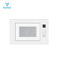 Four à micro-ondes encastrable économique blanc 20L avec commande tactile, OEM/ODM disponible