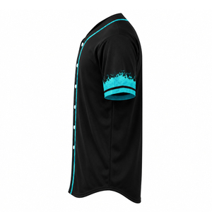 Maillot de baseball de qualité supérieure, en gros, faible MOQ, pour vêtements de sport, logo personnalisé, maillot de baseball d'équipe pour vente en ligne - Product Image 5