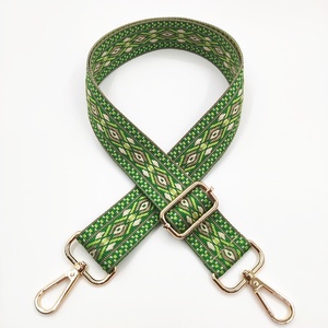 Nouvelle Sangle Large Jacquard Colorée en Forme <span class=keywords><strong>de</strong></span> Diamant <span class=keywords><strong>de</strong></span> 3,8 cm pour Sacs à Bandoulière Femme, Longue Sangle en Polyester Coton Léger - Product Image 4