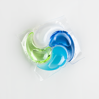 Lessive en capsules 5-en-1 super nettoyante, écologique et antibactérienne, 10g de gel concentré, personnalisable OEM/ODM, prix compétitif