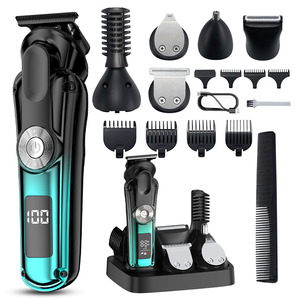 Tondeuse à cheveux 6 en 1 professionnelle rechargeable pour hommes, tondeuse à cheveux pour la maison, coupe de cheveux pour le visage, la barbe, le corps, le nez, les oreilles - Product Image 1