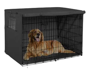 Outdoor Waterproof Pet Dog Cage Cover Kennel Cage Cover Dog Crate Cover