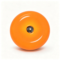 Lampe de table et murale 2-en-1, design sans fil, contrôle tactile de la luminosité, charge USB-C, lampe sculpturale en forme de donut pour la décoration de la maison