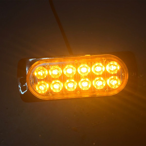Luces de Tráfico LED Rojas y Transparentes, 6 LED, 12V 24V, Luces Traseras de Remolque, Luces de Freno y Direccionales Amarillas, Hechas de Aluminio y Material PC - Product Image 5