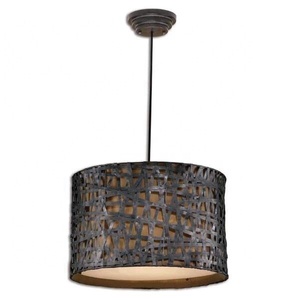 โคมไฟห้อยเพดานโลหะสไตล์ชาติพันธุ์ - Product Image 1