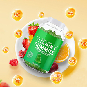 Goma de Vitamina C con Forma de Oso Naranja, Compatible con Sistema Inmunológico Saludable, Vegetariano Sin Gluten, 250mg, OEM, Etiqueta Privada - Product Image 5