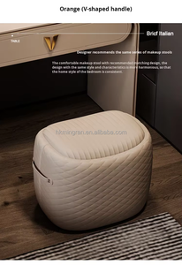 Modern Italian High-End Wooden Eco-Friendly <b>Dressing</b> <b>Table</b> Integrated Makeup Storage Cabinet Dining <b>Room</b> Furniture - Product Image 4