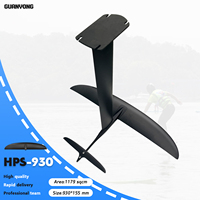 Aile de foil en carbone PVC aluminium HPS930, écologique, polyvalente, pour SUP, surf, foil léger, planche de surf, kitesurf