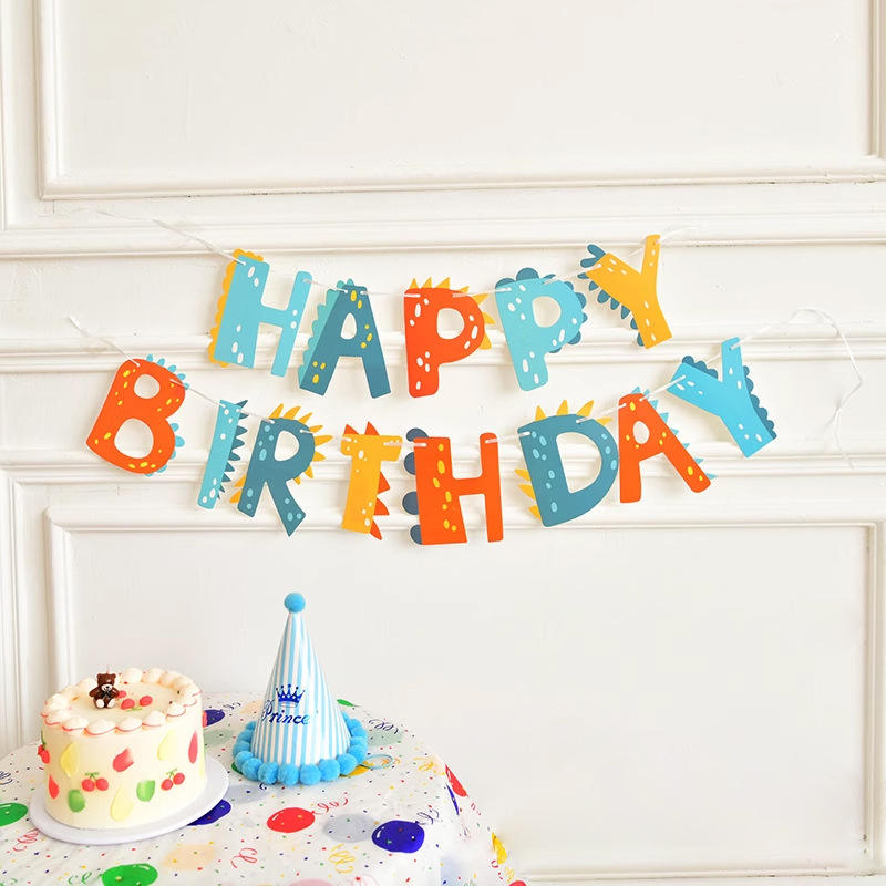 แบนเนอร์กระดาษไดโนเสาร์