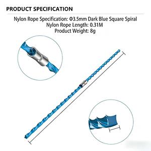 Pièces de rechange pour tondeuse robotisée F016800182, lot de 80, bobine de coupe A6487, fil de coupe robuste GL680 685 690 3,5 mm 31 cm bleu - Product Image 5