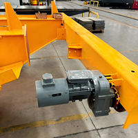 Grue à conteneurs de type SC de 40 à 160 tonnes avec PLC et moteur, hauteur de levage de 28 m, puissance de 304 kW, portée de 19,5 m pour l'acier/métallurgie