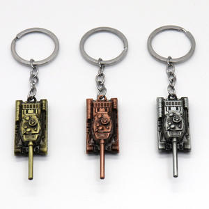 <span class=keywords><strong>Jeu</strong></span> populaire WOT porte-clés monde des chars porte-clés réservoir guerre porte-clés métal cadeau pendentif - Product Image 2