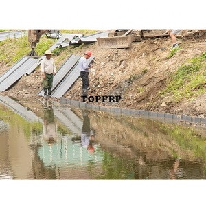 Hot Sale Z-type <b>Sheet</b> Pile <b>PVC</b> <b>Plastic</b> <b>Sheet</b> Piling for Beach Erosion River Diversion - Product Image 6