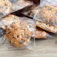Sacs d'emballage personnalisés en plastique OPP imprimé pour bonbons, biscuits, pain, aliments, cadeaux, avec fermeture autocollante pour noix - Vente chaude