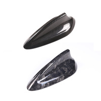 Couverture d'antenne aileron de requin en fibre de carbone véritable pour BMW F15 F20 F21 F16 F45 F46 F26 F48 F49, garniture de toit style B, accessoires de style automobile