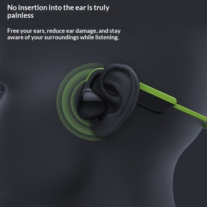 Lumegi Promo Panas X19 Earbud Olahraga Konduksi Tulang Kontrol Sentuh IPX8 Tahan Air ANC untuk <span class=keywords><strong>Headset</strong></span> Lari Nirkabel BT5.3 - Product Image 2