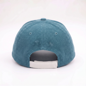 Casquette de baseball en velours côtelé personnalisée OEM à 6 panneaux, non structurée, avec logo brodé en 3D, pour hommes, vente en gros, style Dad Hat - Product Image 5