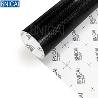 Fabrika Fiyatı Yüksek Esneklikli Vinil Araç Kaplama Filmi Uçak Desenli Karbon Fiber Oto Kaplama Filmi Parlak DIY Styling PET Malzeme
