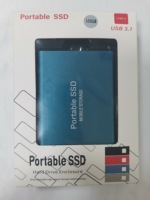 SSD externe portable 500 Go 1 To 2 To 4 To 8 To 16 To, haute vitesse USB 3.0, boîtier métallique pour sauvegarde de données d'ordinateur portable