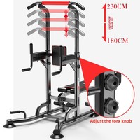 Barres parallèles simples réglables multifonctionnelles Equipement de fitness d'intérieur Barre de traction horizontale en métal