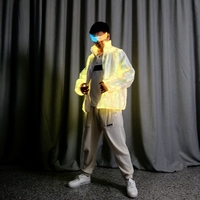 Veste LED universelle RICHSHINING pour hommes et femmes, idéale pour les soirées en boîte de nuit et les spectacles