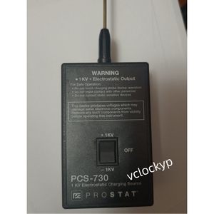 PROSTAT PCS-730 1 KV Electrostatic Charging Source Unit Module <b>Battery</b> <b>Operated</b> Used - Product Image 4