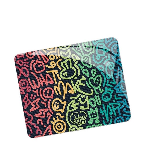 Durable Easy-Clean Satin Tempered Glass Mousepad Fast Accurate Non-Slip Water Resistant Heat Transfer Custom Sizes Colors