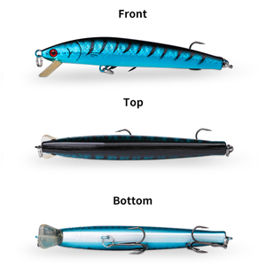 Leurre artificiel flottant en plastique ABS de 10 cm/9 g, 10 pièces/ensemble, avec hameçons pour la pêche en eau douce et en eau salée, pour la pêche au brochet - Product Image 5