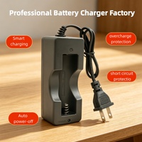 Chargeur de batterie dédié HWD HD-998A pour 18650, démarrage à zéro tension, arrêt automatique, protection contre les surcharges, 4,2 V 500 mA, pour appareil photo et lampe de poche