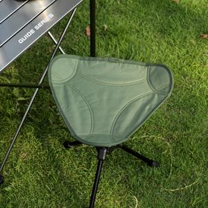Aluminium portable d'extérieur en alliage 360 °   Chaise pliable rotative légère pour le camping, la pêche, la randonnée, le pique-nique - Product Image 1