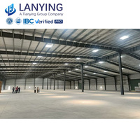 Cadre de portail Structure en acier Atelier industriel Conception de grand espace