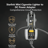 Adaptateur d'alimentation Starlink Mini 90W 30V personnalisé en gros avec port USB Type-C PD 3.0 5V/3A pour le marché mondial