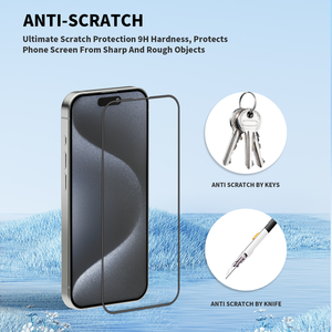 Aurey 깨지지 않는 HD 9d 경도 화면 보호기 유리 전화 화면 보호기 유리 도매 아이폰 15 14 13 12 11 프로 맥스 - Product Image 3