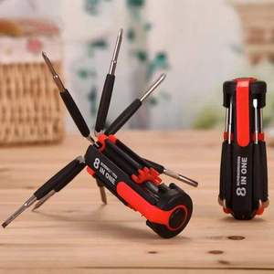 8 1 Precision Torque <b>Multi</b> Ratchet <b>Screwdriver</b> <b>Bit</b> Set 8PCS Industrial DIY Plastic Customizable OEM Watchmaker Foldable - Product Image 5