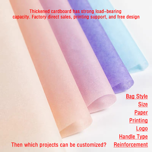 Tùy Chỉnh Thương Hiệu Mô Giấy Tờ 17G Gói Mô Giấy Đầy Màu Sắc Bao Bì Công Ty Logo Dán Cho Quần Áo Và Hoa - Product Image 4