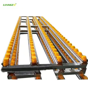 Sistema di stoccaggio per scaffalature per Pallet trasportatore per rack di flusso a rulli con guida di scorrimento in cartone di alta qualità