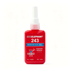 กาวล็อคเกลียว JXY GUOLEPHANT 243 270/etc  ชนิดแรงยึดปานกลาง  กาวแอนแอโรบิก ประสิทธิภาพดี ขนาด 250 มล. 50 มล. 10 มล. ผลิตในประเทศจีน - Product Image 2