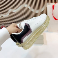 Chaussures de skate de luxe de qualité originale rouge pour hommes et femmes, plateforme à coussin d'air, chaussures de sport décontractées, chaussures de course, chaussures de marche