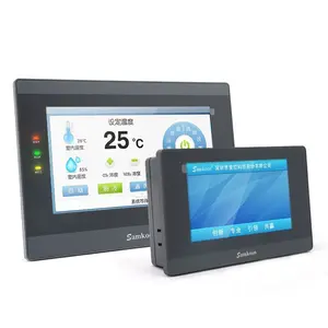 Plc 7 inç üretici tedarik için Samkoon ucuz hmi dokunmatik ekran en iyi fiyat GC-070-24M-C plc dokunmatik ekran