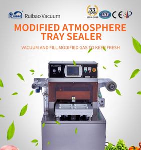 MPA450A, máquina selladora <span class=keywords><strong>de</strong></span> bandejas <span class=keywords><strong>de</strong></span> atmósfera modificada, envasado al vacío, carne, comidas listas, llenado <span class=keywords><strong>de</strong></span> Gas nitrógeno, sellador <span class=keywords><strong>de</strong></span> bandejas MAP, vacío <span class=keywords><strong>de</strong></span> alimentos - Product Image 2