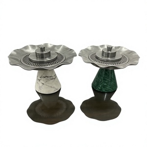 Luxury Decorative Metal <b>Bakhoor</b> <b>Burner</b> with Scalloped Tray and Intricate Grill for Arabic Oudh Incense Home Hotel Decor - Product Image 6