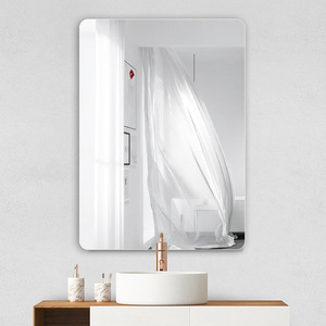 Frameless Bathroom <b>Mirror</b> <b>Rectangular</b> Glass Minimalist Design <b>Wall</b> Mounted Vanity <b>Mirror</b> For Bathroom - Product Image 1