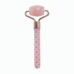 Mini rouleau facial en résine à bille unique, outil de massage compact pour le visage, accessoire léger pour les soins de beauté - Product Image 1