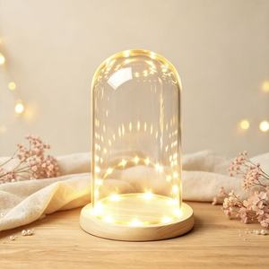 Directo de Fábrica, Cúpula de Vidrio Vacía, Cúpula de Vidrio Única y de Lujo con Base de Madera - Product Image 6